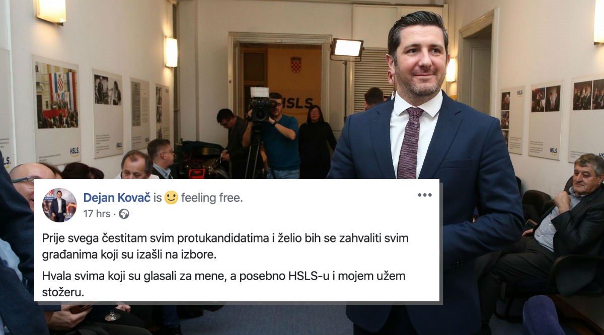 Dejan Kovač se oglasio na Facebooku, kaže da se sad osjeća slobodno